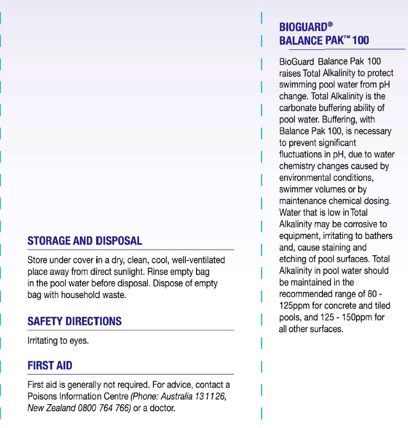 Bioguard Balance Pak 100 2KG