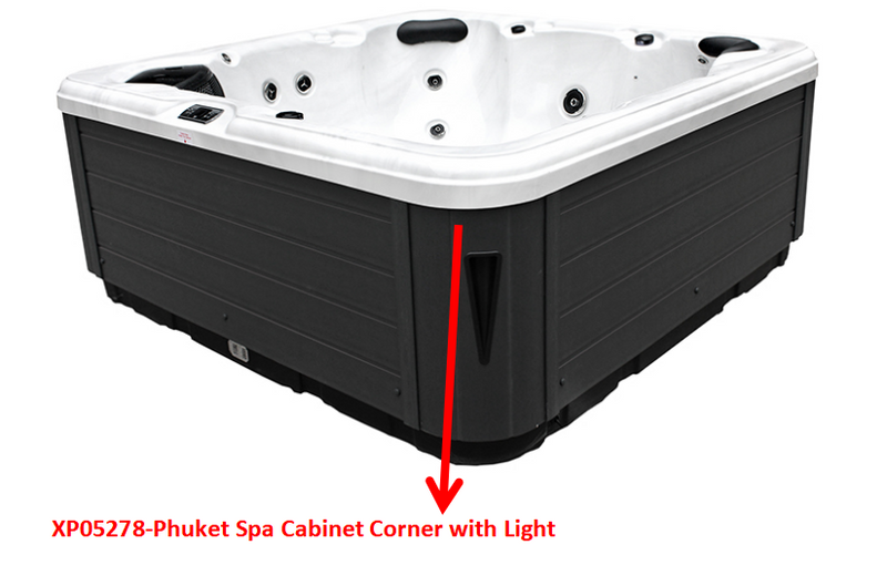 XP05278-Phuket Spa Cabinet Corner with Light