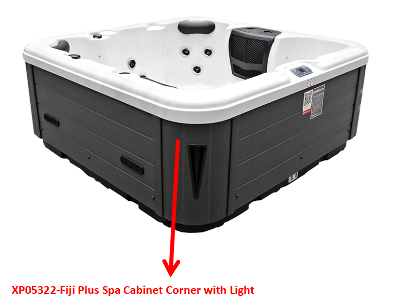 XP05322-Fiji Plus Spa Cabinet Corner with Light